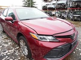 2019 Toyota Camry LE Burgundy 2.5L AT #Z24577